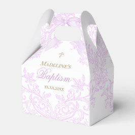  watercolor lilac design | Baptism Geschenkschachtel