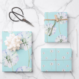 Watercolor Lüster Wrapping Paper Sheets Geschenkpapier Set