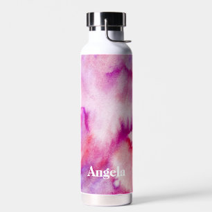 Watercolor magenta wash trinkflasche