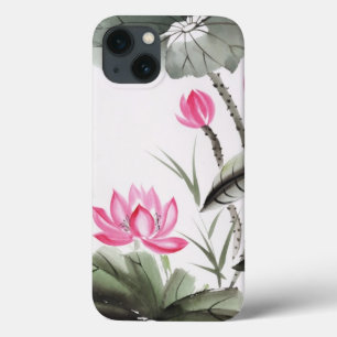 Watercolor-Malerei der Lotos-Blume Case-Mate iPhone Hülle