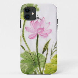 Watercolor-Malerei von Lotos-Blume 2 Case-Mate iPhone Hülle