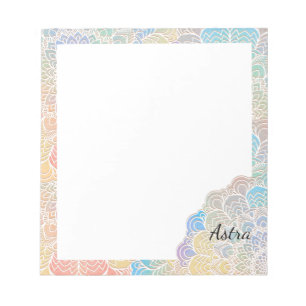Watercolor mandala Notizblock