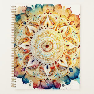 Watercolor Mandala Planer
