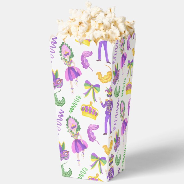 Watercolor Mardi Gras Party Geschenkschachtel (Von Creator hochgeladen)