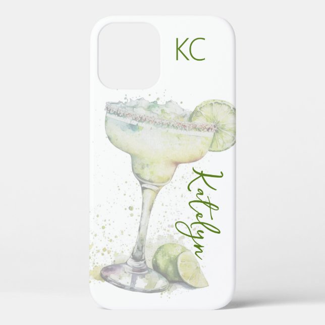 Watercolor Margarita Case-Mate iPhone Hülle (Rückseite)