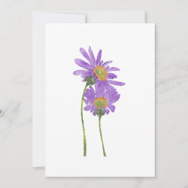 Watercolor Minimalist Botanical Art Einladung