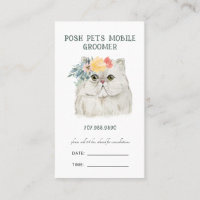 Watercolor Mobile Pet Groomer