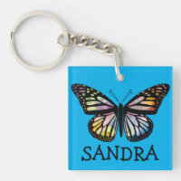 Watercolor Monarch Butterfly blue CUSTOMIZE IT