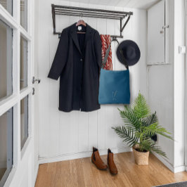 Watercolor monogram Letter V Krankenschwester dunk Tragetaschen Mit Langen Trägern