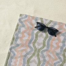 Watercolor Mopping Brushstrokes Pattern In Pastel