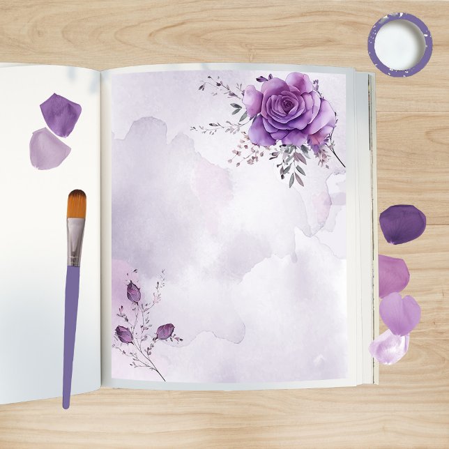 Watercolor Morada Scrapbook (Von Creator hochgeladen)