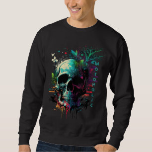 Watercolor Motoholic Sweatshirt