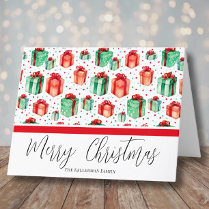 Watercolor Muster Weihnachten