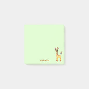 Watercolor-niedliche Baby-Giraffe Post-it Klebezettel