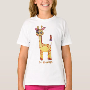 Watercolor-niedliche Baby-Giraffe T-Shirt