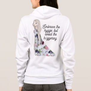 WATERCOLOR NORDIC MIRCHHYGGE LIFESTYLE WISDOM HOODIE