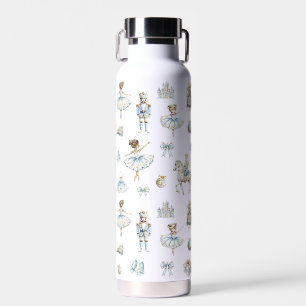 Watercolor Nutcracker Ballet Muster Trinkflasche