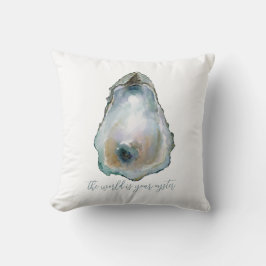 Watercolor Oyster Kissen