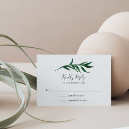 Watercolor Palm RSVP-Karte RSVP Karte