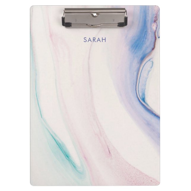 Watercolor Pastel Klemmbrett (Vorderseite)