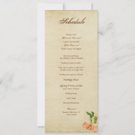 Watercolor Peach Carnation Corners Einladung