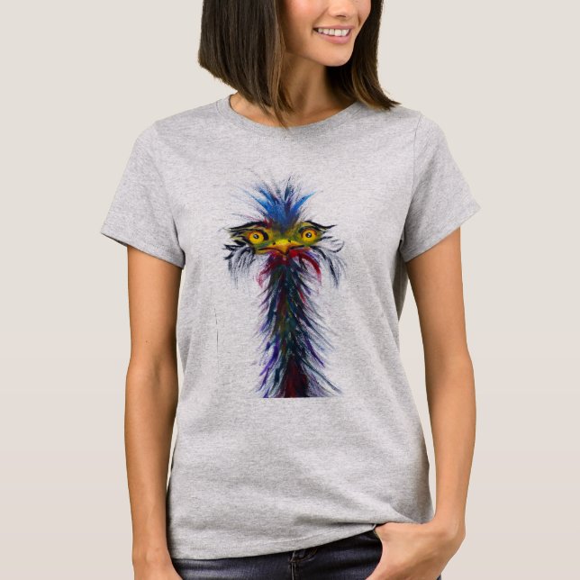 WaterColor Peacock T-Shirt (Vorderseite)