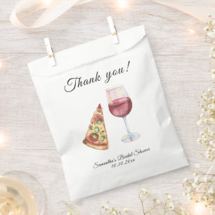 Watercolor Perfect Pair Brautparty Vielen Dank Geschenktütchen
