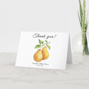 Watercolor Perfect Pear Danke Brautparty
