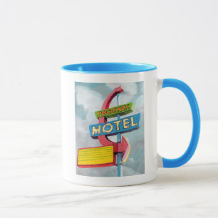 Watercolor Phoenix Motel Tasse
