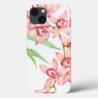 Watercolor Pink Flowers