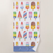 Watercolor Popsicles Wrapping Paper