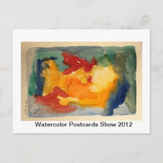 WATERCOLOR POSTCARD SHOW POSTKARTE