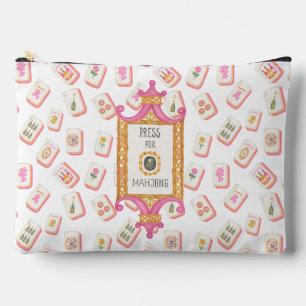 Watercolor Press für Mahjong Champagner-Party Zubehörtasche