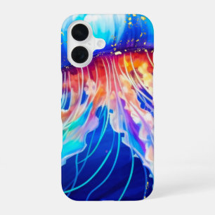 Watercolor-Quallen im Meer iPhone 16 Hüllen Hülle