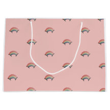 Watercolor Rainbow-Geschenktasche