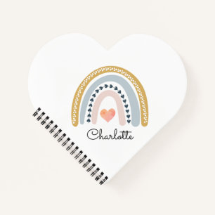 Watercolor Rainbow Kid's Personalisiertes Notebook Notizbuch