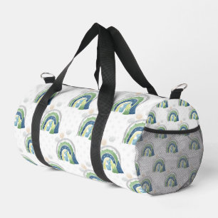 Watercolor Rainbow-Muster Duffle Bag