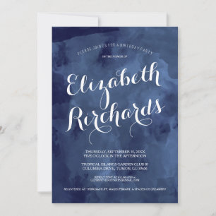 Watercolor Romance Geburtstagsparty Einladung