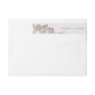 Watercolor Romance Wrap rund um das Label