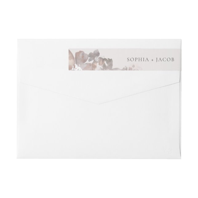 Watercolor Romance Wrap rund um das Label (Rückseite)