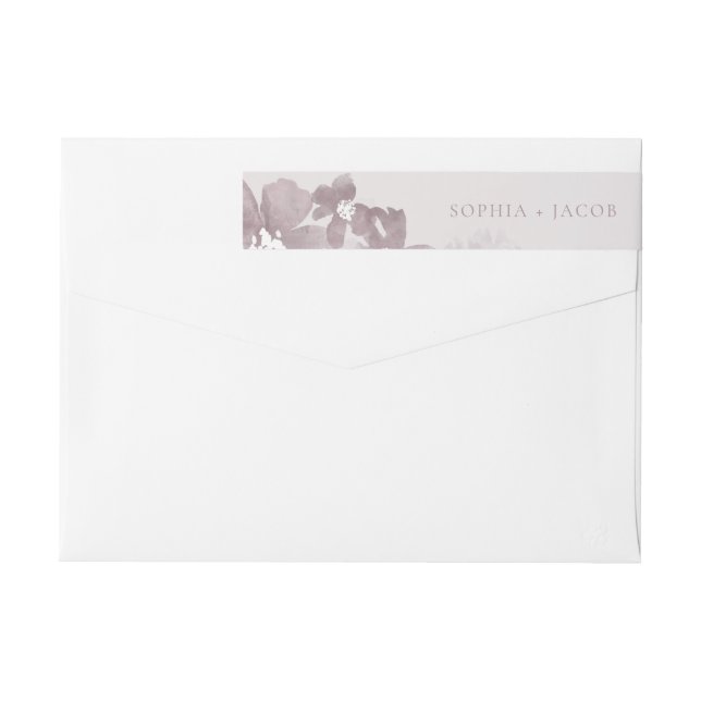 Watercolor Romance Wrap rund um das Label (Rückseite)