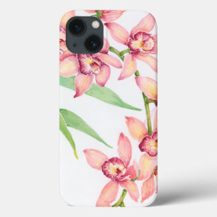 Watercolor-rosa Blumen Case-Mate iPhone Hülle