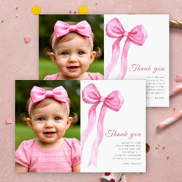 Watercolor rosa Bugfrau Geburtstagsparty Danke