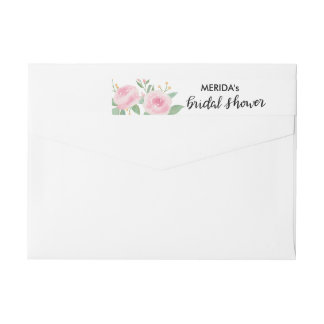 Watercolor-Rosen-Blumen-Brautparty-Skript