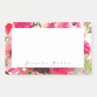 Watercolor-Rosen-Blumen-eleganter Handskript-Name