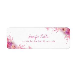 Watercolor-Rosen-handgeschriebenes mit