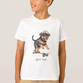 Watercolor Rottweiler Boy T - Shirt