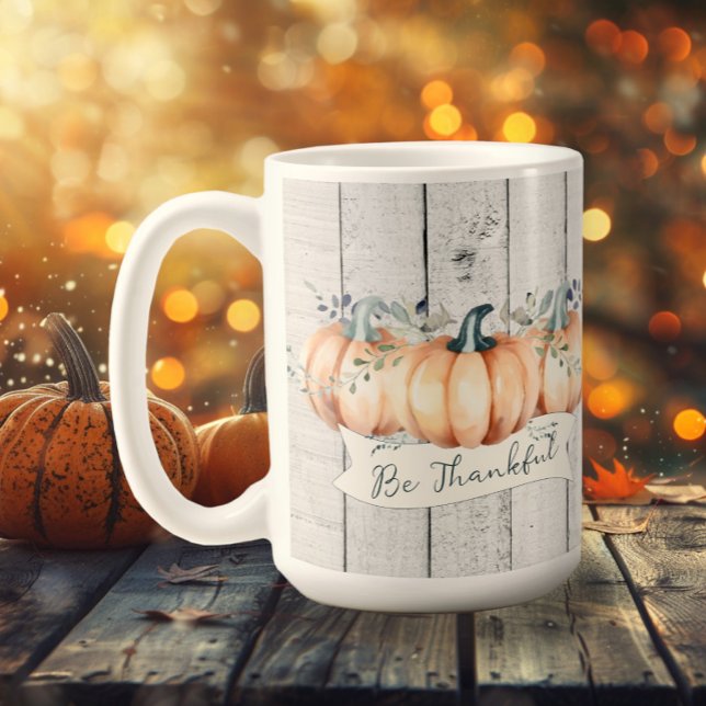 Watercolor Rustic Pumpkins Kaffeetasse (Watercolor Rustic Pumpkins Coffee Mug)
