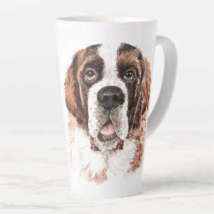 Watercolor Saint Bernard Milchtasse