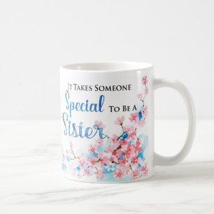 Watercolor-Schwester-Geburtstags-Geschenk-Tasse Tasse